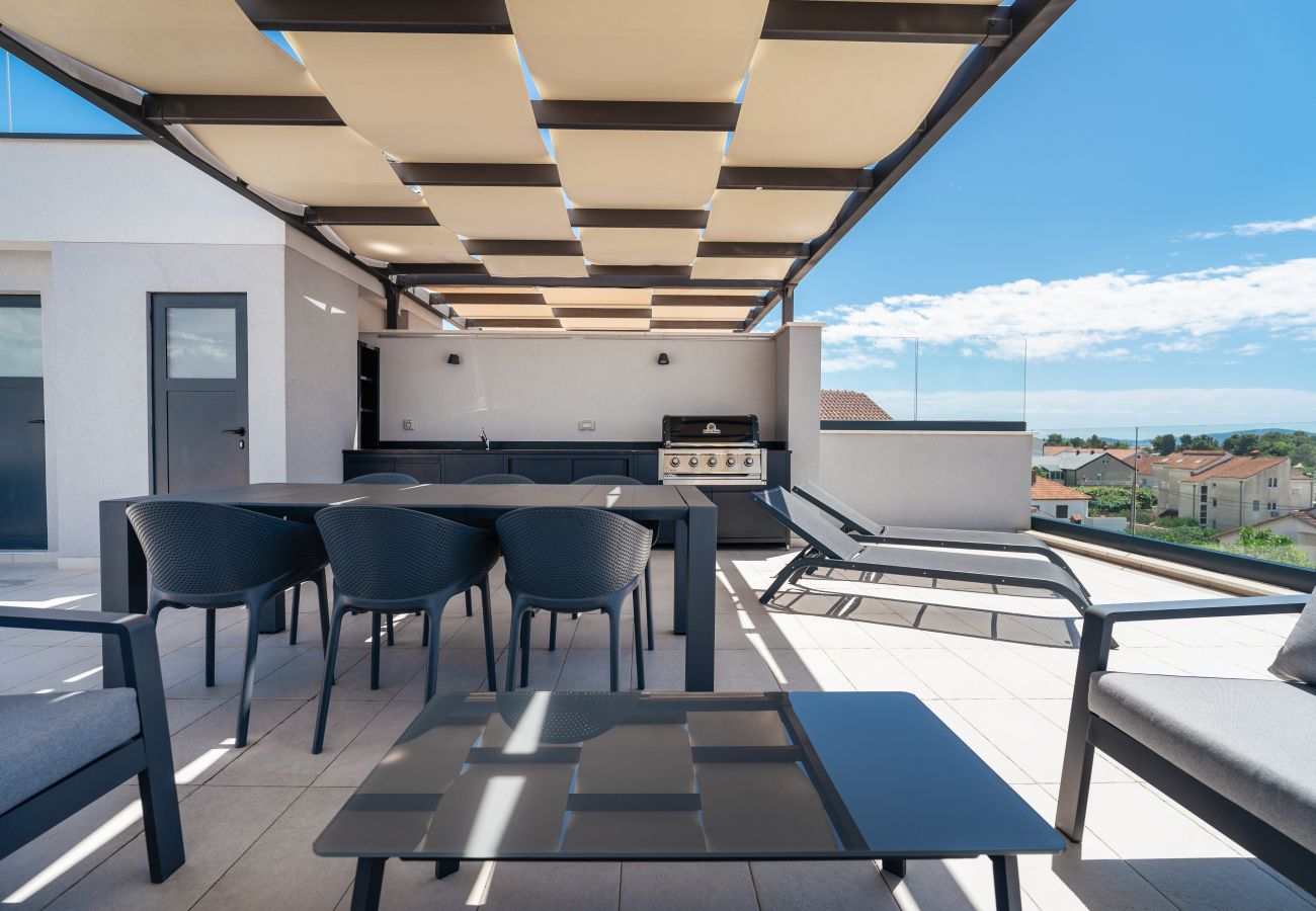 Ferienwohnung in Zadar - Skyline Serenity: Zadar's Premier Roof Terrace